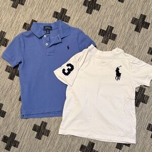 Polo by Ralph Lauren Kids Blue and White Polo Set